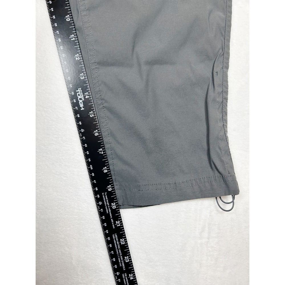 Eddie Bauer Travex Gray Hiking Capri Pants Womens 10 Stretch Cargo Outdoor - Picture 8 of 8